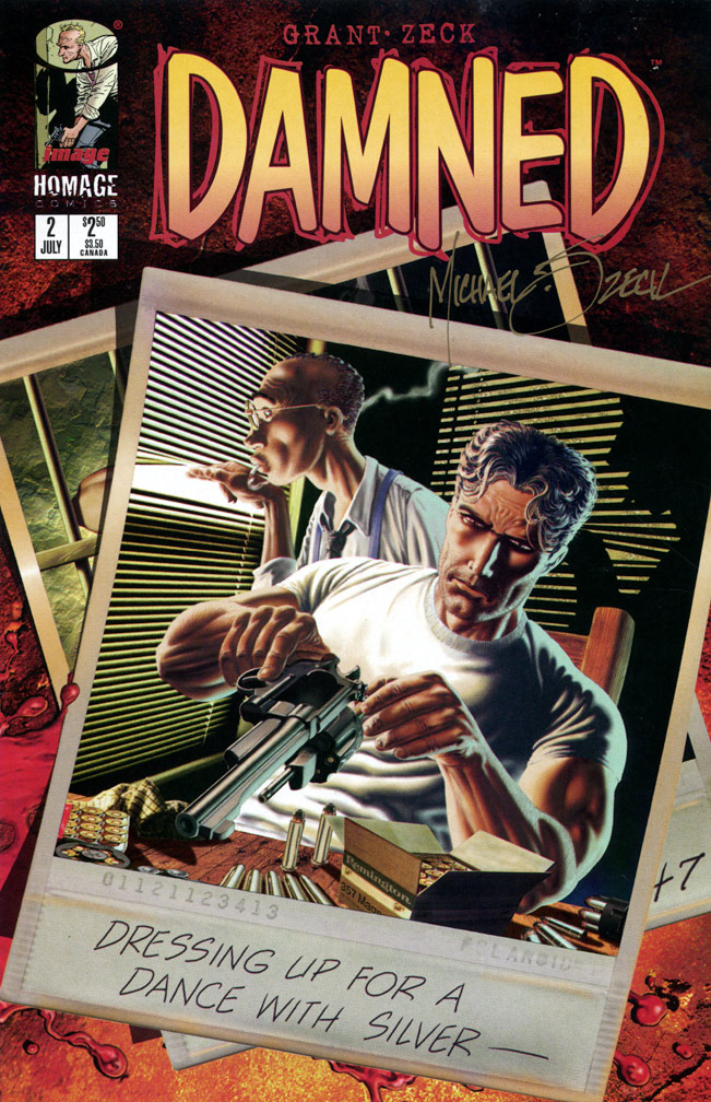 DAMNED 2, July, 1997 issue. COVER: Mike Zeck (digital painting) INTERIOR: Mike Zeck (pencils), Denis Rodier (inks)