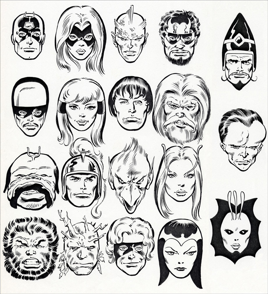 MARVEL UNIVERSE Vol. 1 No. 5, May, 1983, INHUMANS b&w art, Mike Zeck (pencils), Joe Rubinstein (inks)