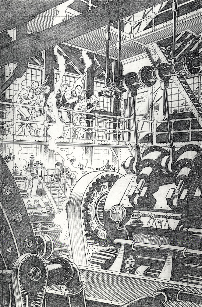 BATMAN: LEGENDS OF THE DARK KNIGHT 69, interior pencil art by Mike Zeck