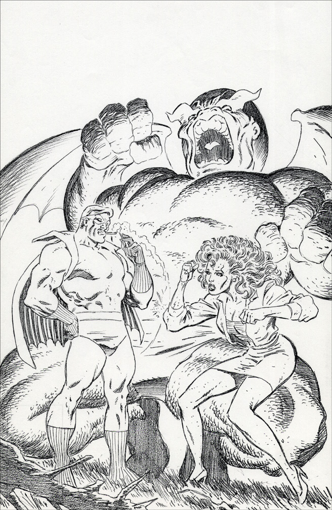 SHE-HULK, Vol 2 Number 27, Cover pencils by Mike Zeck