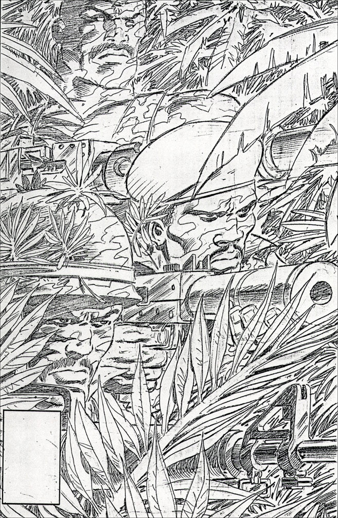 G. I. JOE: issue 39 - Cover pencils by Zeck.