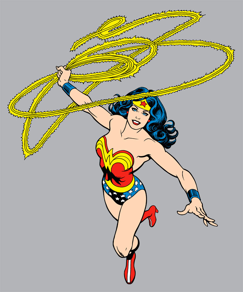 Wonder Woman Style Guide vector art.