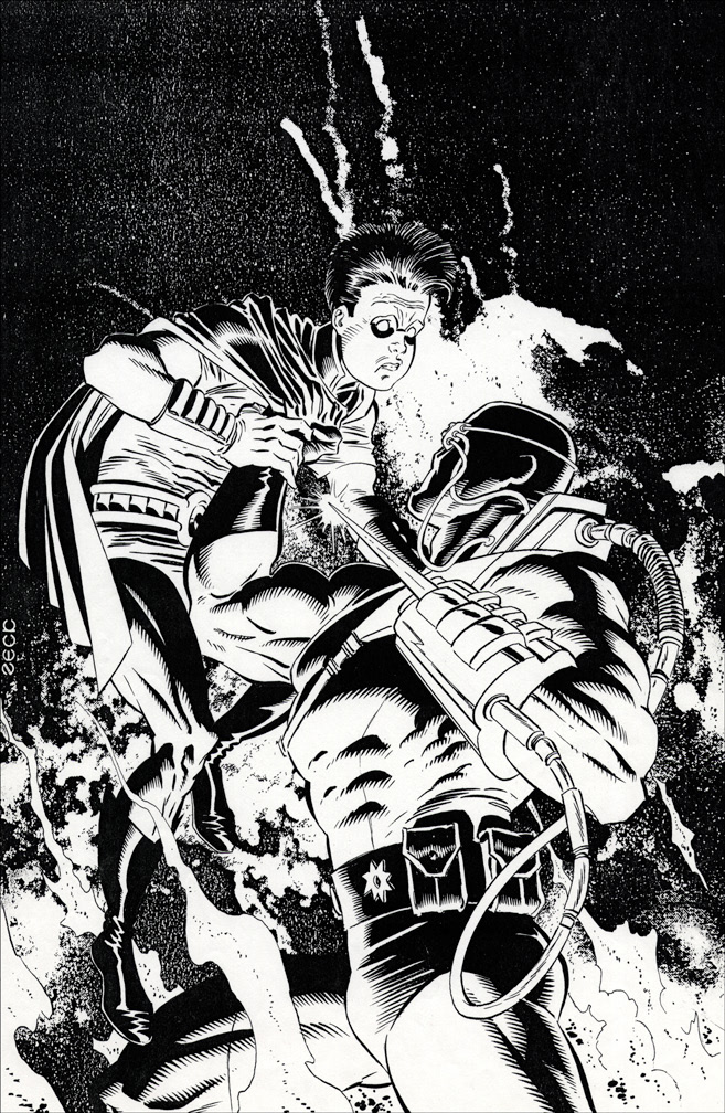 ROBIN 3: CRY OF HUNTRESS 2 of 6, cover art by Mike Zeck (pencils / inks)