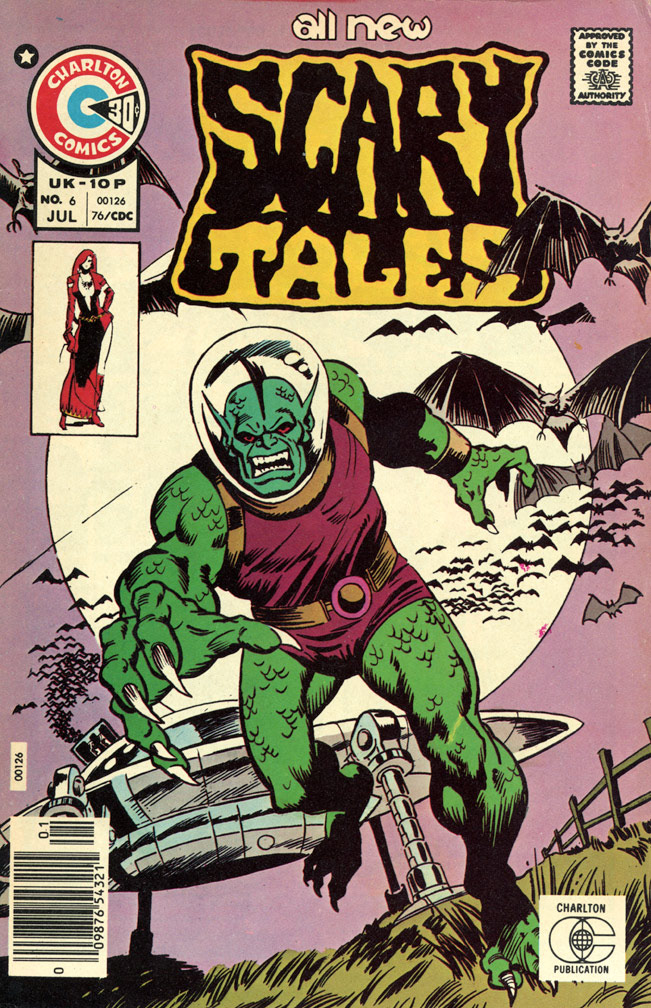 SCARY TALES, Vol 2 No 6, July, 1976. INTERIOR: 8-page story, Mike Zeck (pencils / inks/ lettering) 