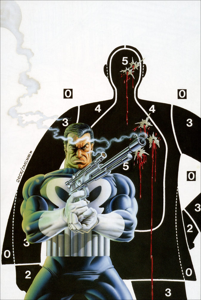 PUNISHER 3 cover painting.