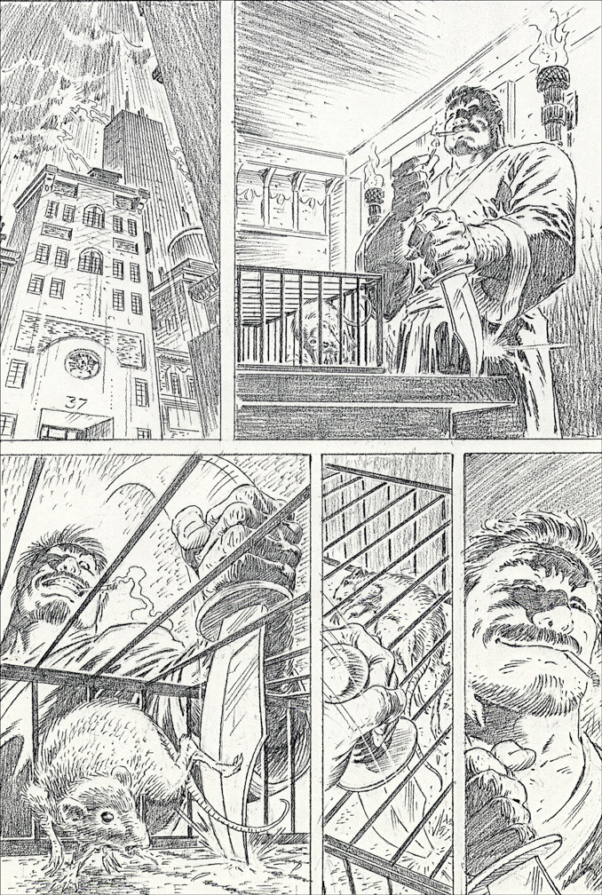 SPECTACULAR SPIDER-MAN, Vol 1 Number 131, interior pencils sample by Mike Zeck