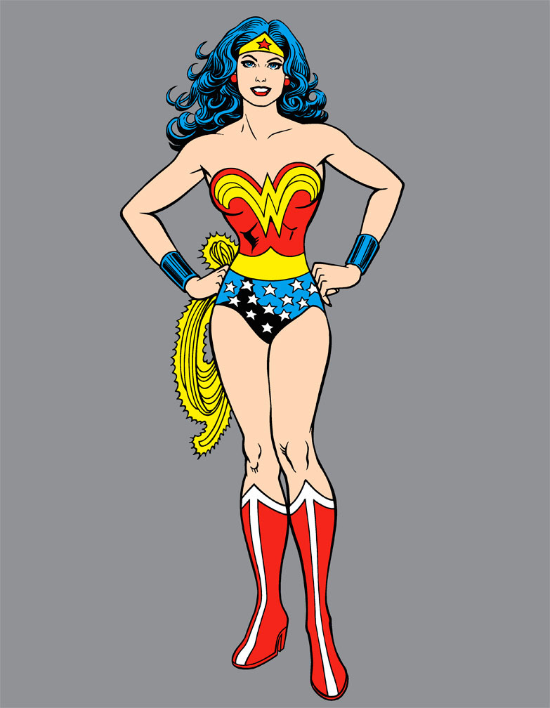 Wonder Woman Style Guide vector art.