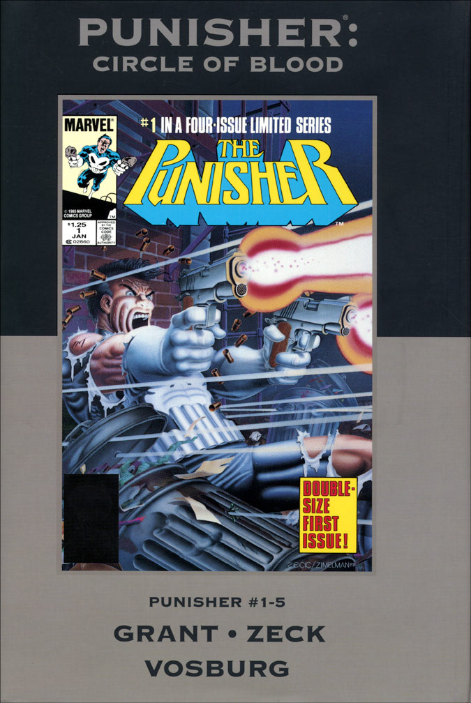 PUNISHER PREMIERE HARDCOVER EDITION, 2008. Most recent reprinting of the Punisher Limited Series, this time with an additional bonus materials section.