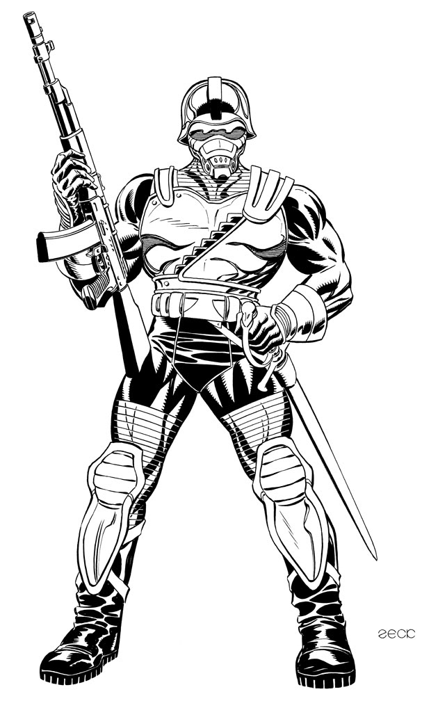 G.I.JOE BATTLE FILES 2 of 3, July, 2002. Iron Grenadier art by Mike Zeck