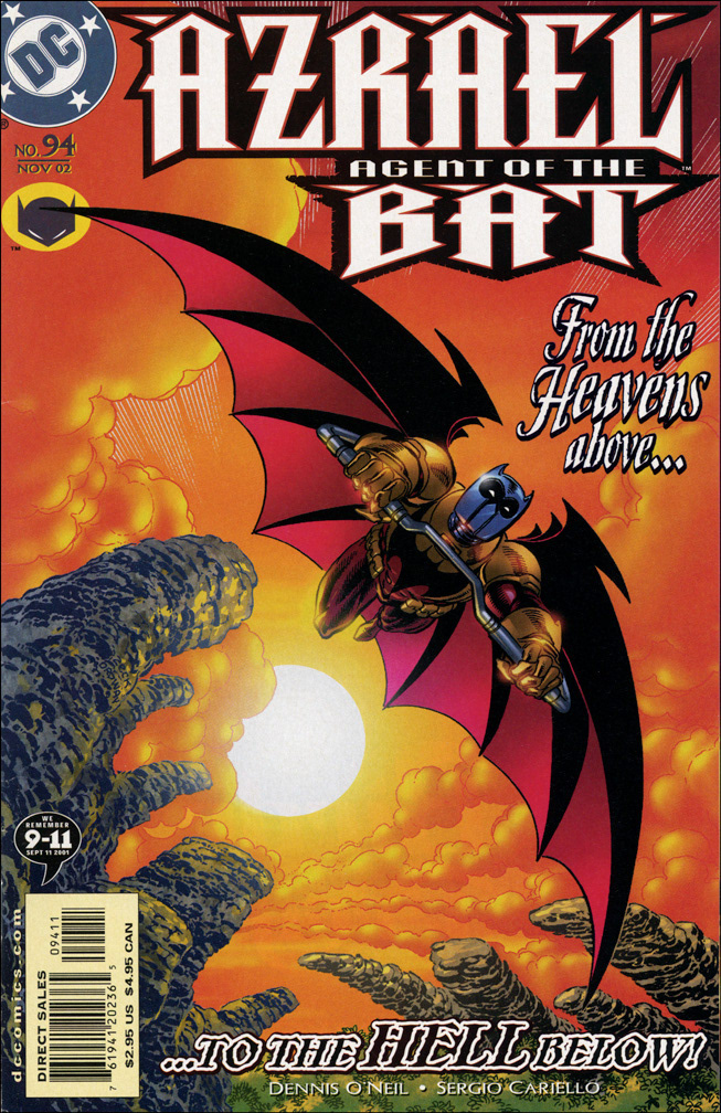 AZRAEL: AGENT OF THE BAT 94, November 2002. COVER: Mike Zeck (pencils) Jerry Ordway (inks)