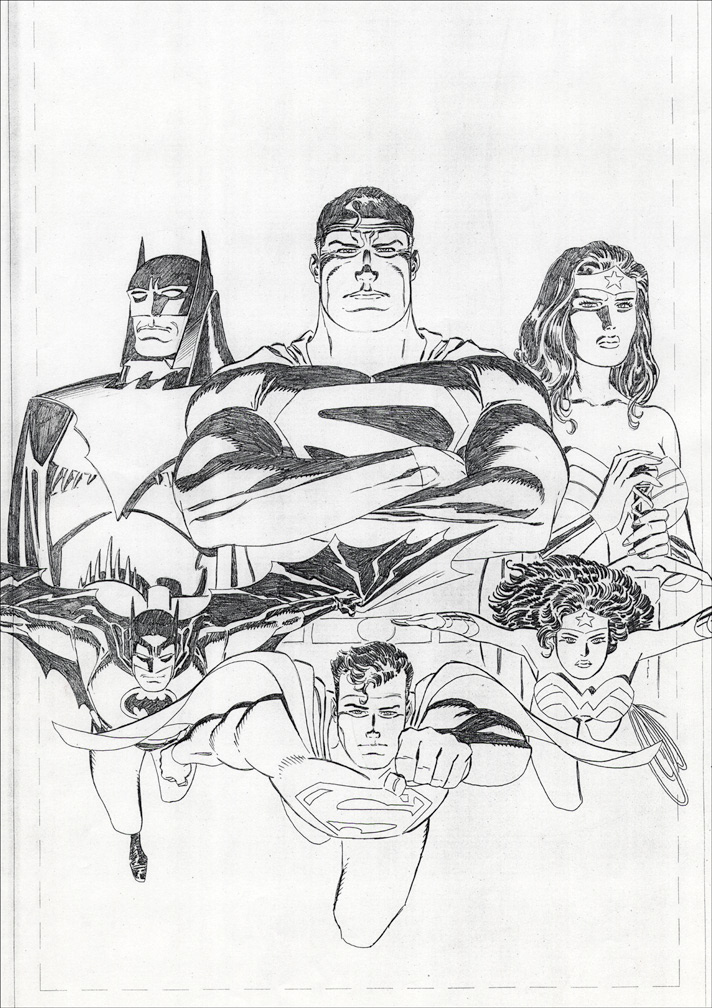 THE KINGDOM 2, cover pencils by Mike Zeck