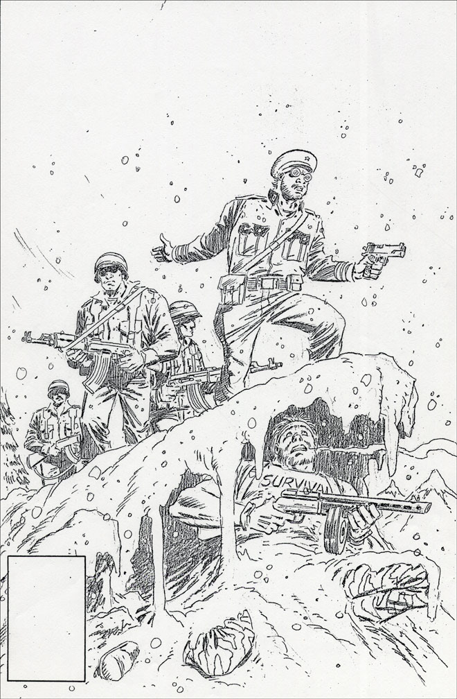 G. I. JOE SPECIAL MISSIONS: issue 6 - cover pencils by Zeck