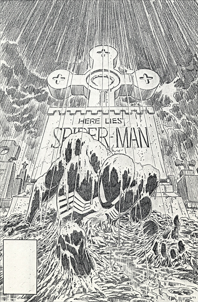 WEB OF SPIDER-MAN, Vol 1 Number 32, cover pencils by Mike Zeck