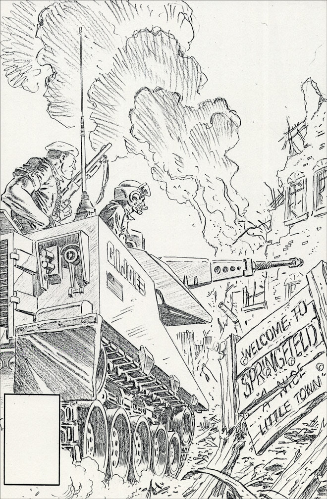 G. I. JOE: issue 50 - Cover pencils by Zeck