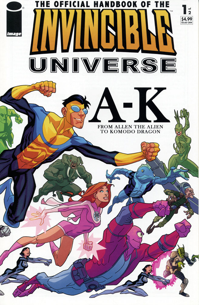 OFFICIAL HANDBOOK OF THE INVINCIBLE UNIVERSE 1 of 2, November 2006. INTERIOR: Elephant character art. Mike Zeck (pencils / inks)