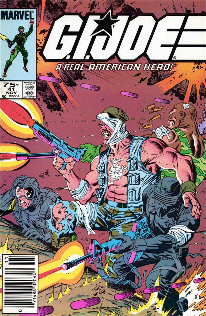 G. I. JOE: issue 41 November 1985 - COVER: Mike Zeck (pencils), John Beatty (inks)