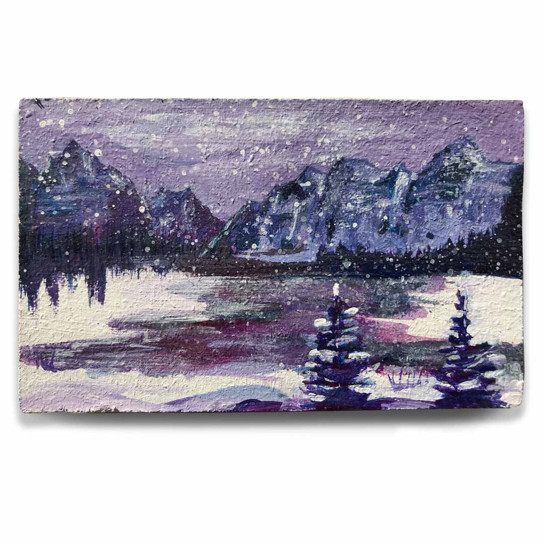 Winter Blockscape no.2 | 3.25x5.25"