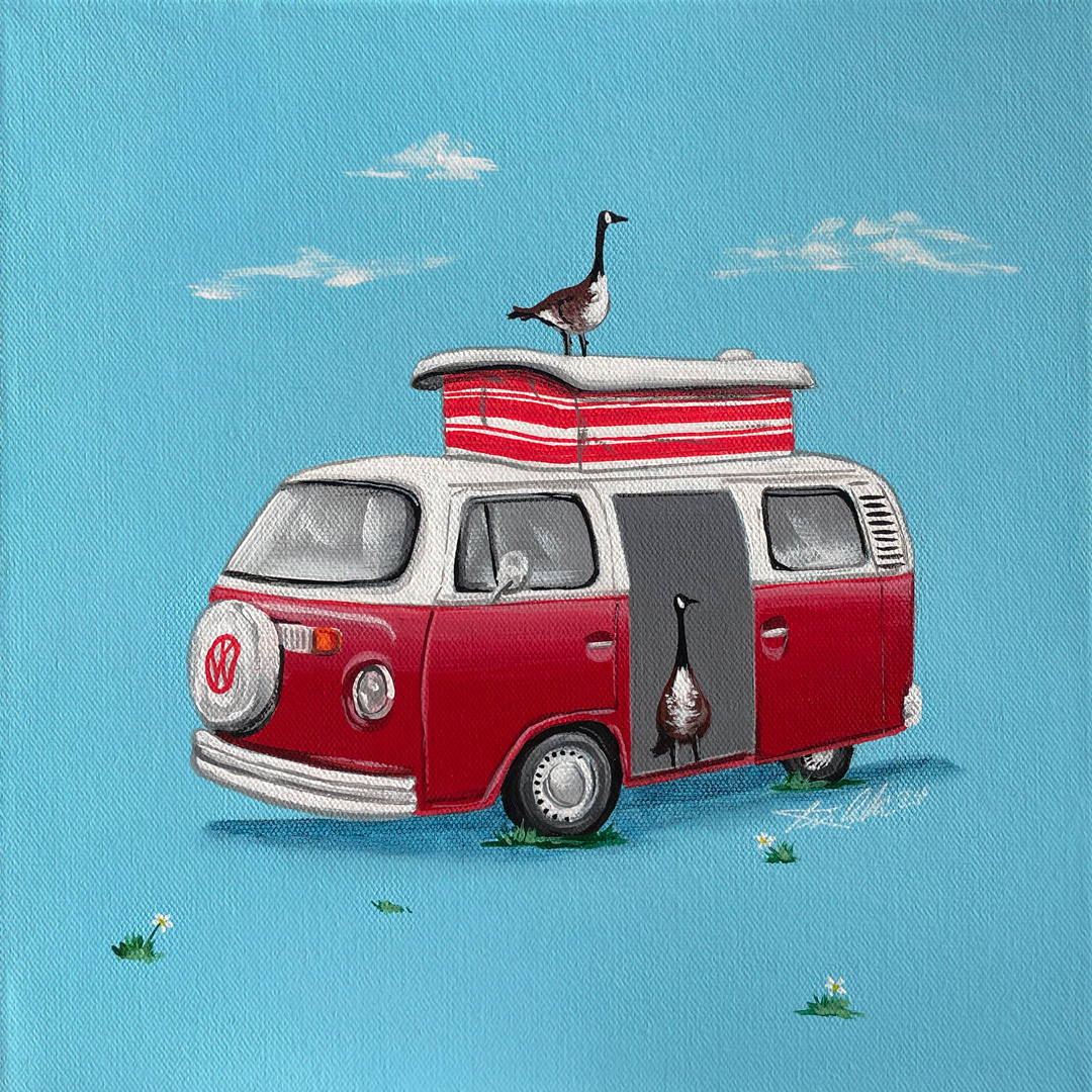 #VanLife no.2 12x12"