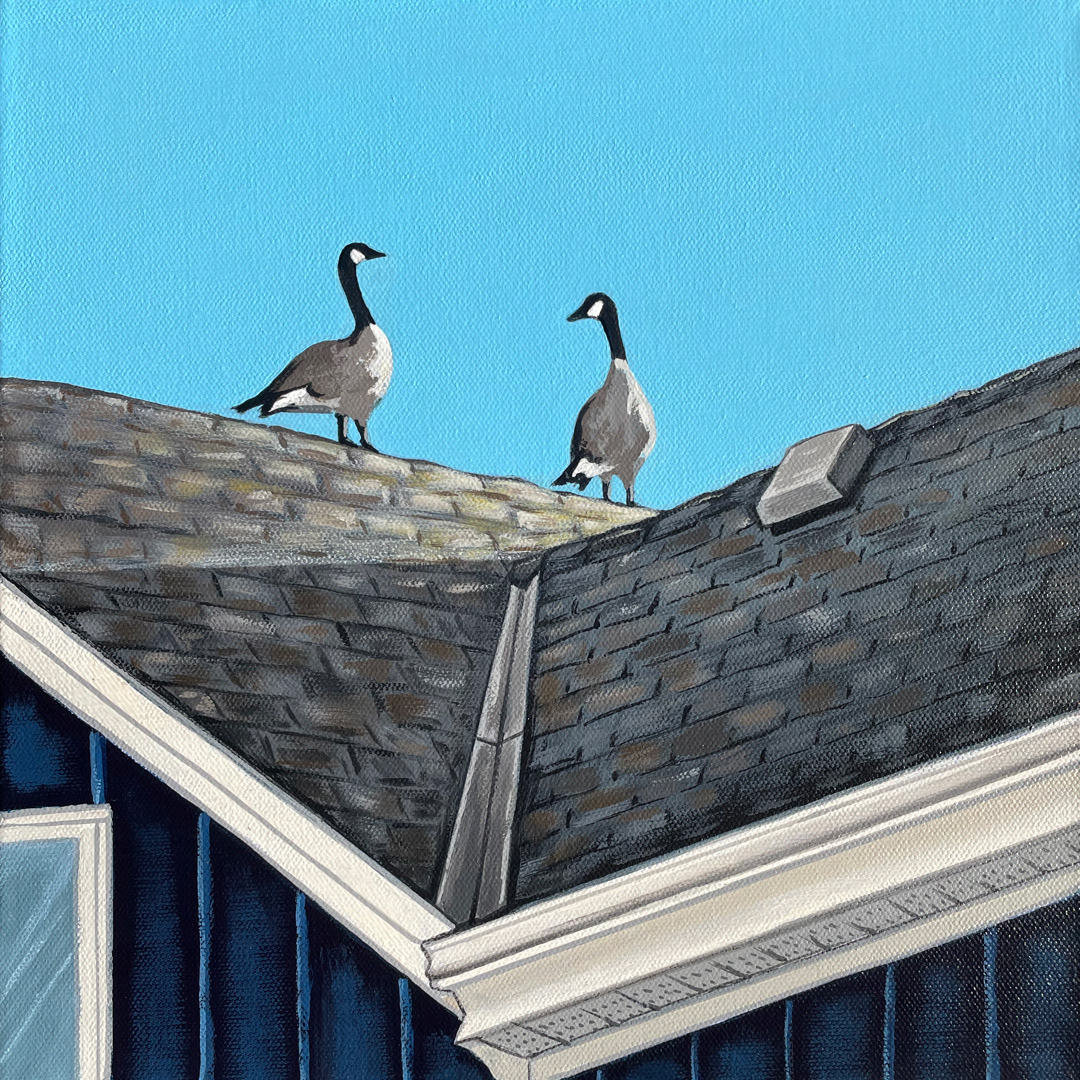 Stay Out of the Gutter 12x12"