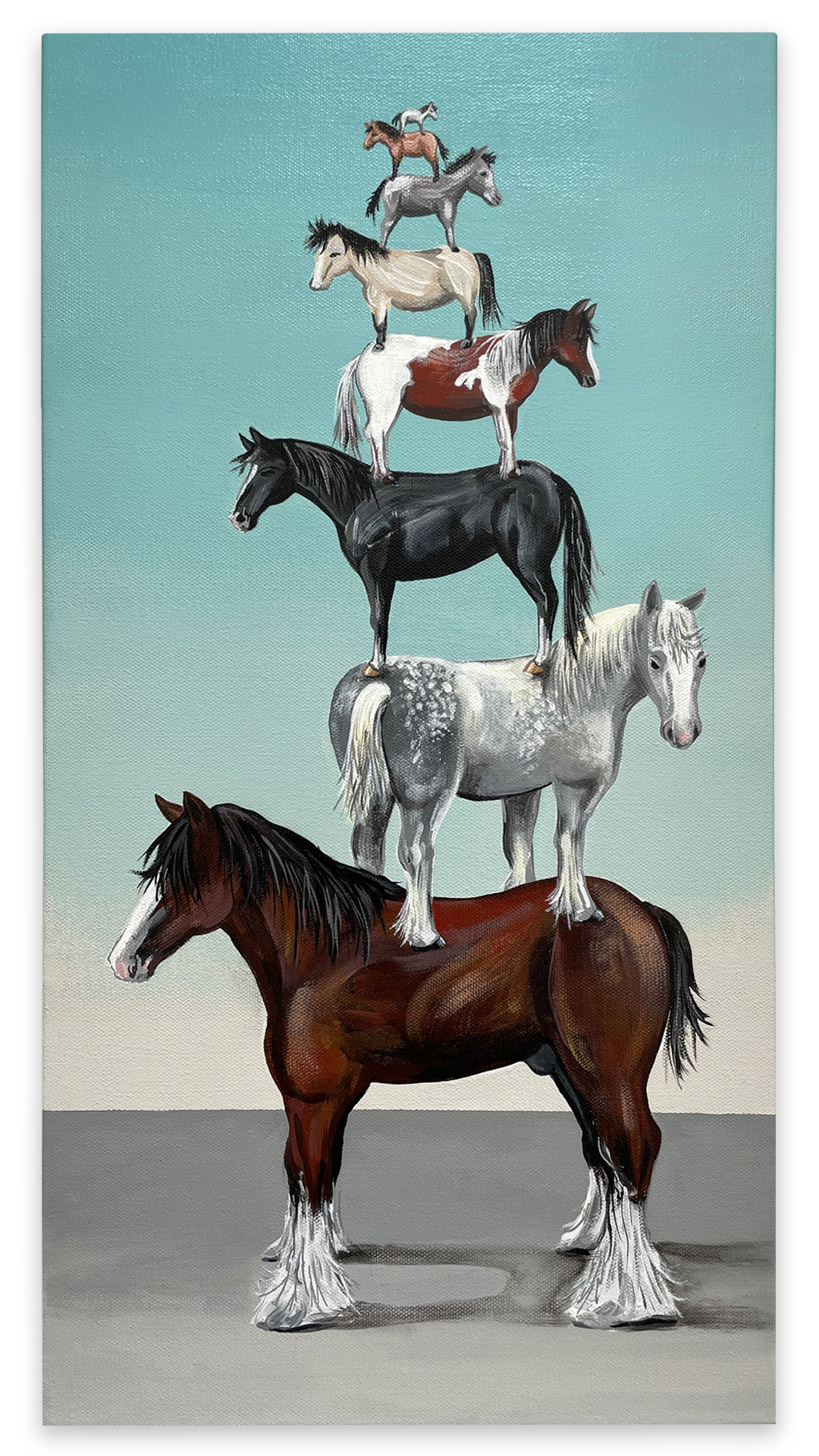 Time to Equine | 12x24"