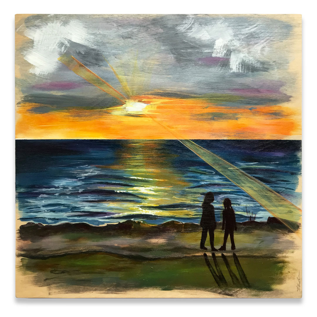 Sarah's Girls-Commission 12x12"