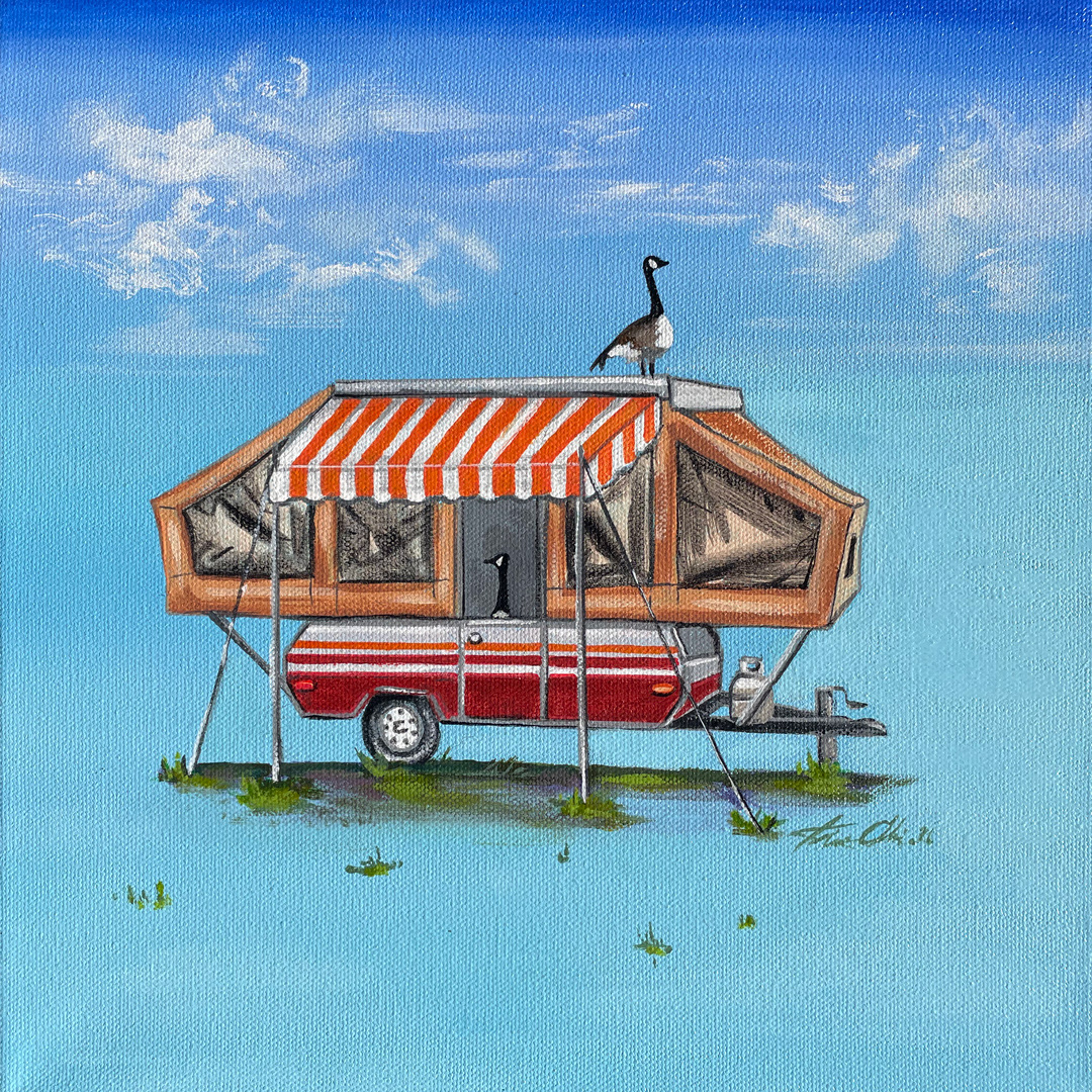 Tent City No.3 12x12"