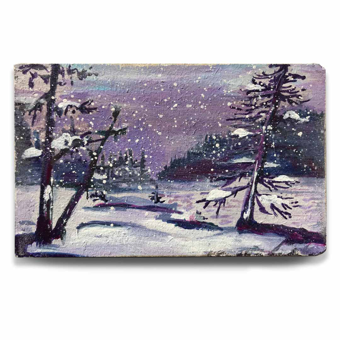 Winter Blockscape no.1 | 3.25x5.25"