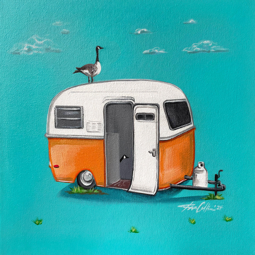 Boler Goose 12x12"