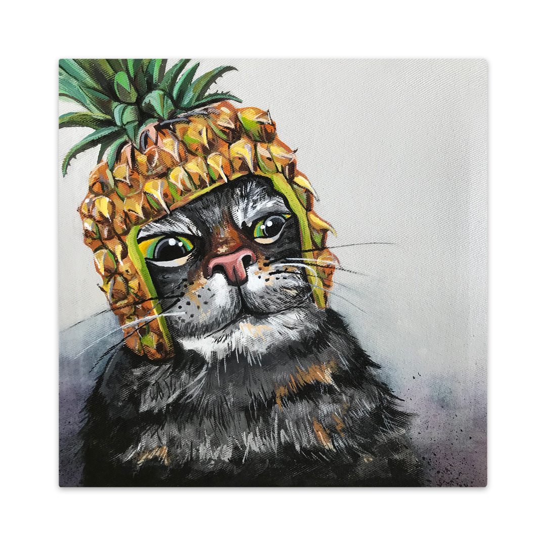 Pumpkin Head | 12x12"