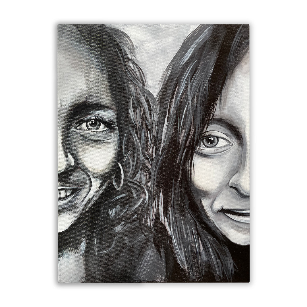 Sisters | 12x16"