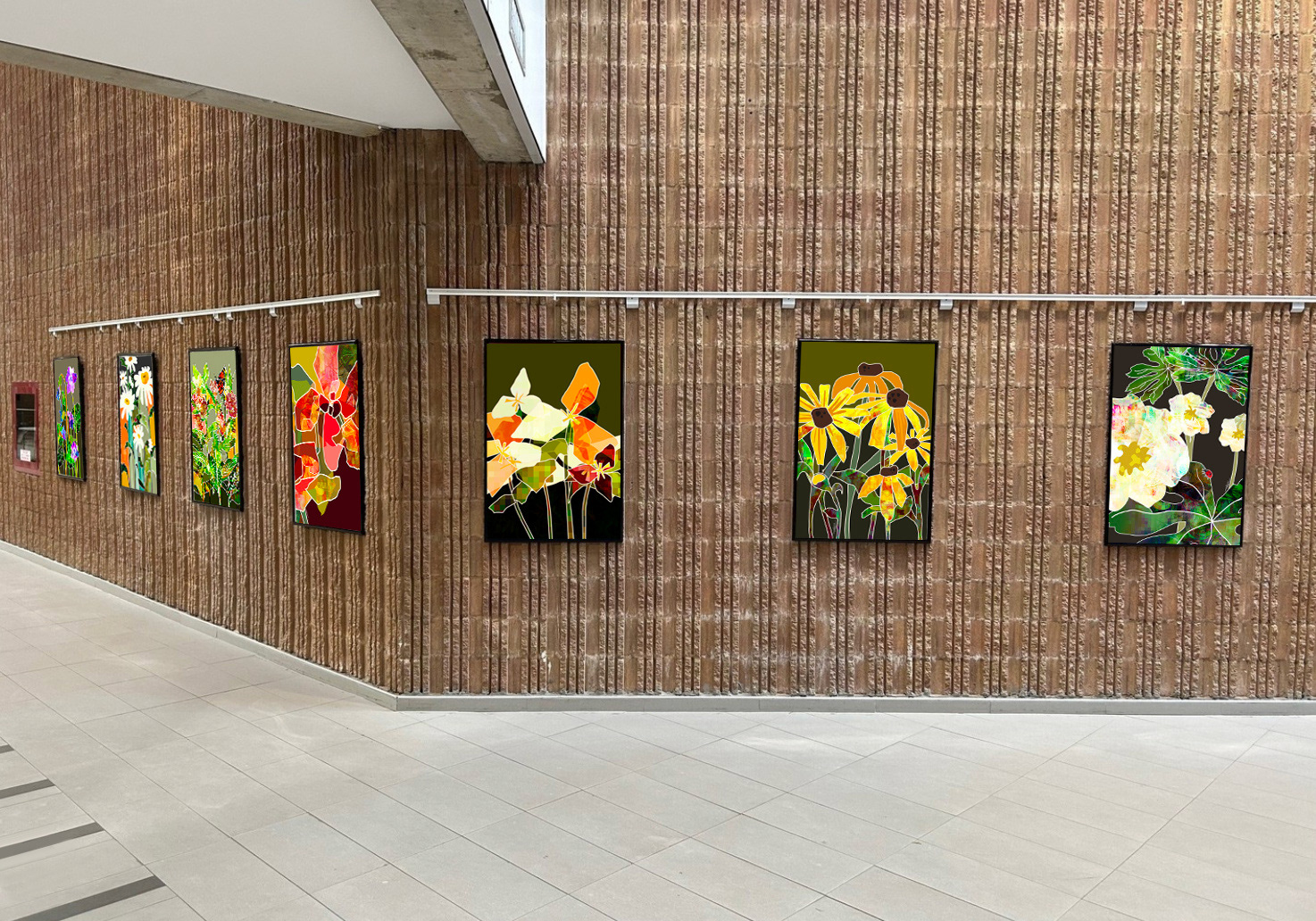Organic Pixels Gallery Wall at CHDRC