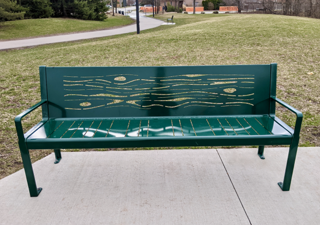 Old Growth Trees, Tansley Woods Park Bench-Burlington
