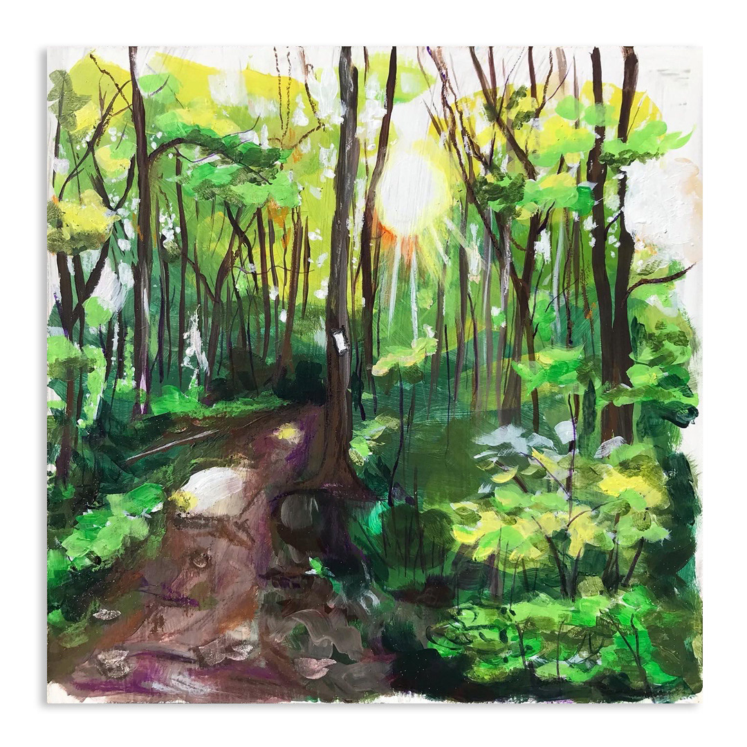 Early Escarpment | 10x10"