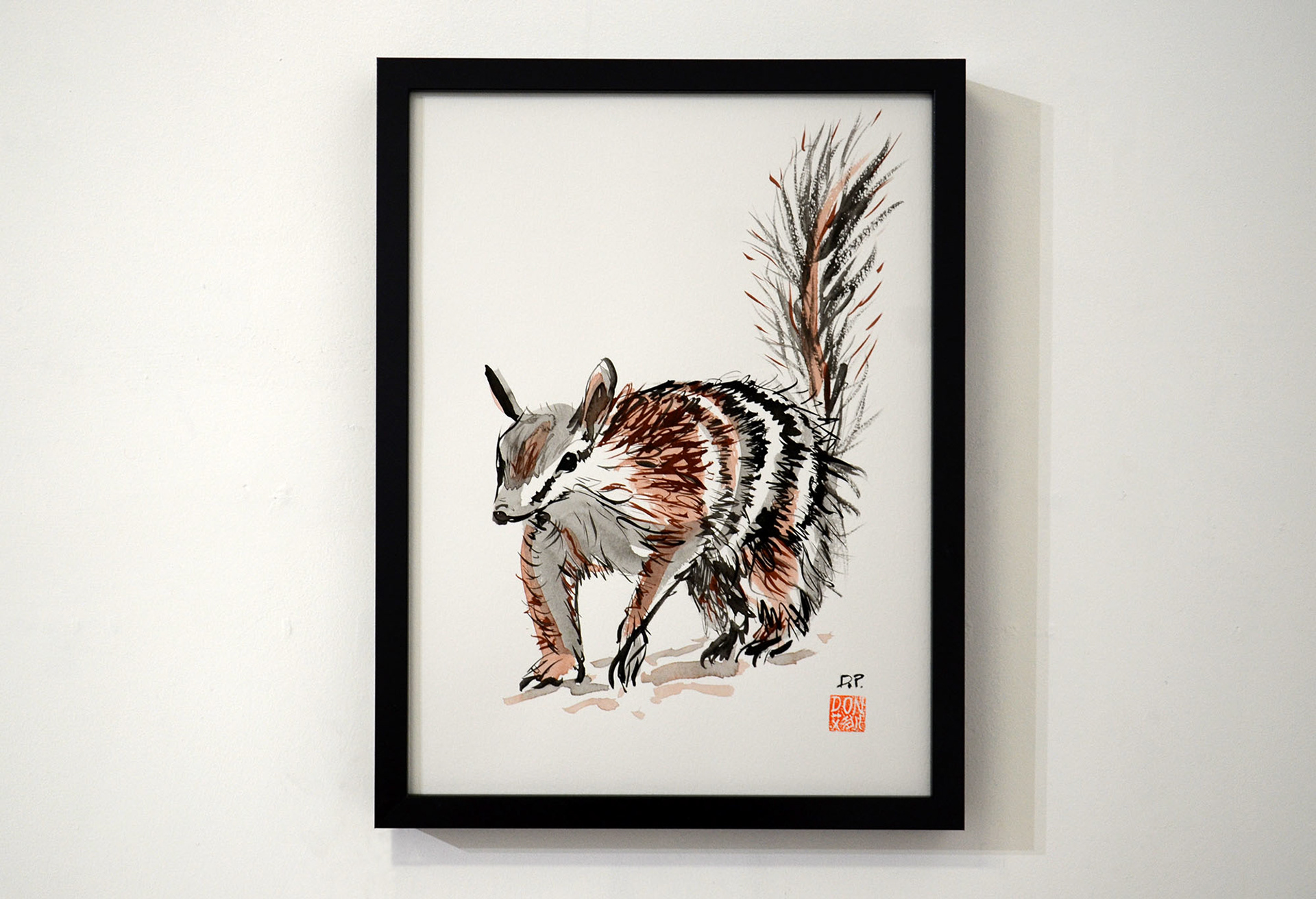 Sumi Ink Numbat 30x40cm