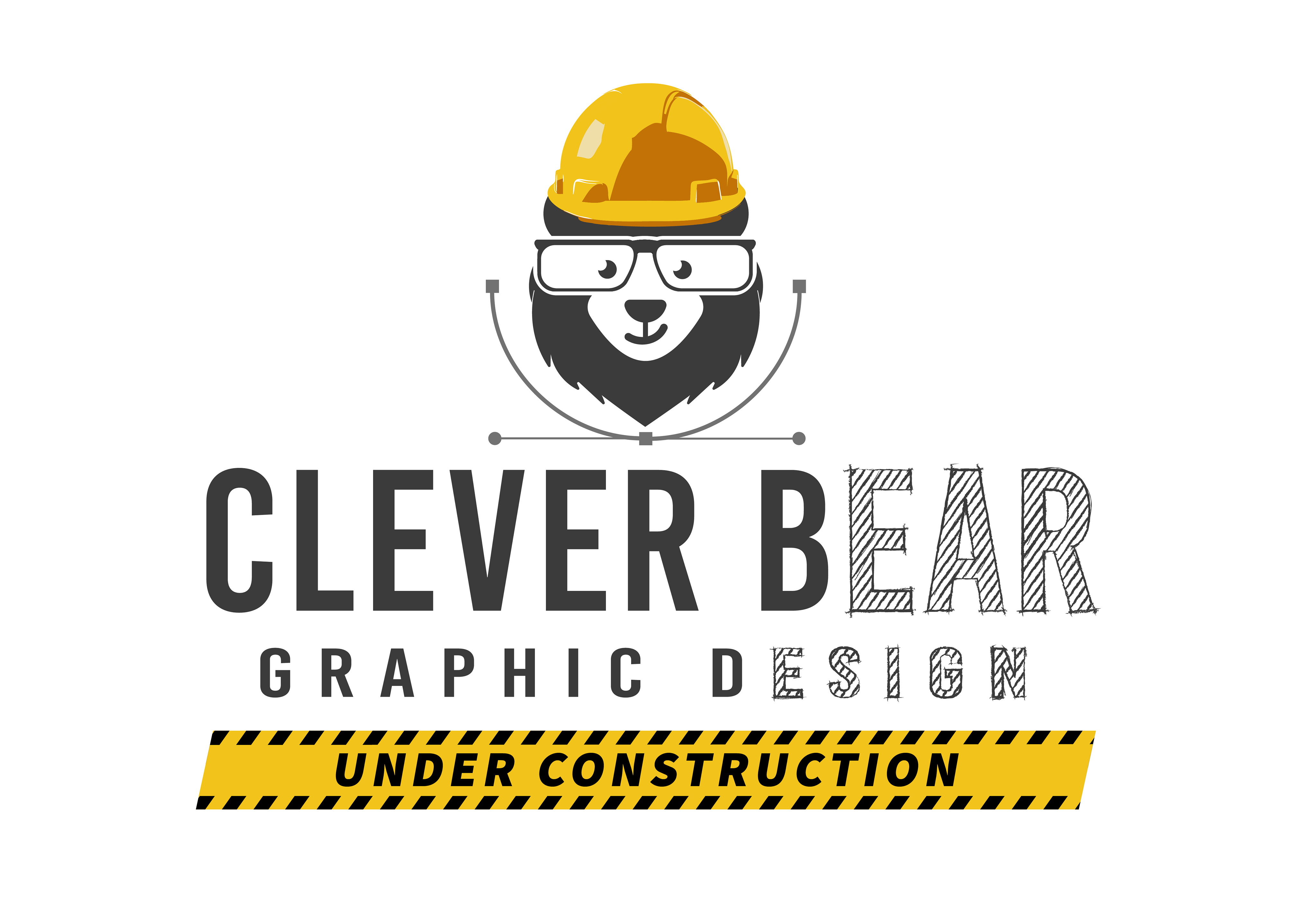 Clever Bear Graphic Design Under Construction