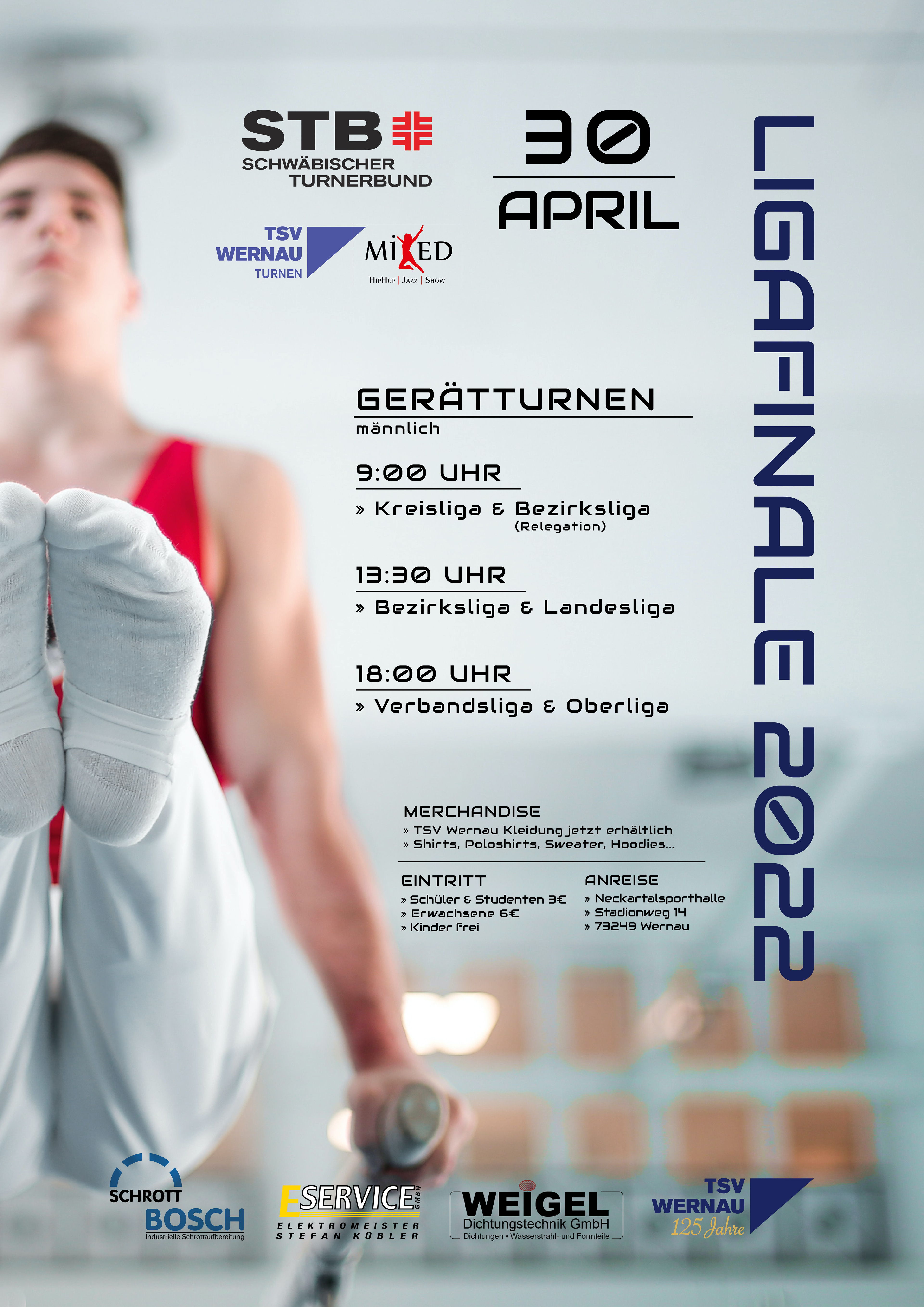 Poster für das Ligafinale.