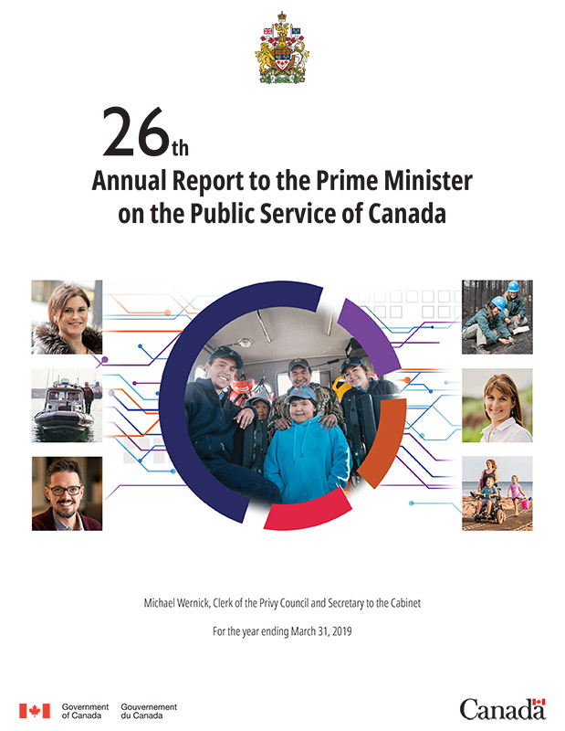 Cover Design by K Tyrrell - The Clerk’s Annual Report to the Prime Minister on the Public Service of Canada