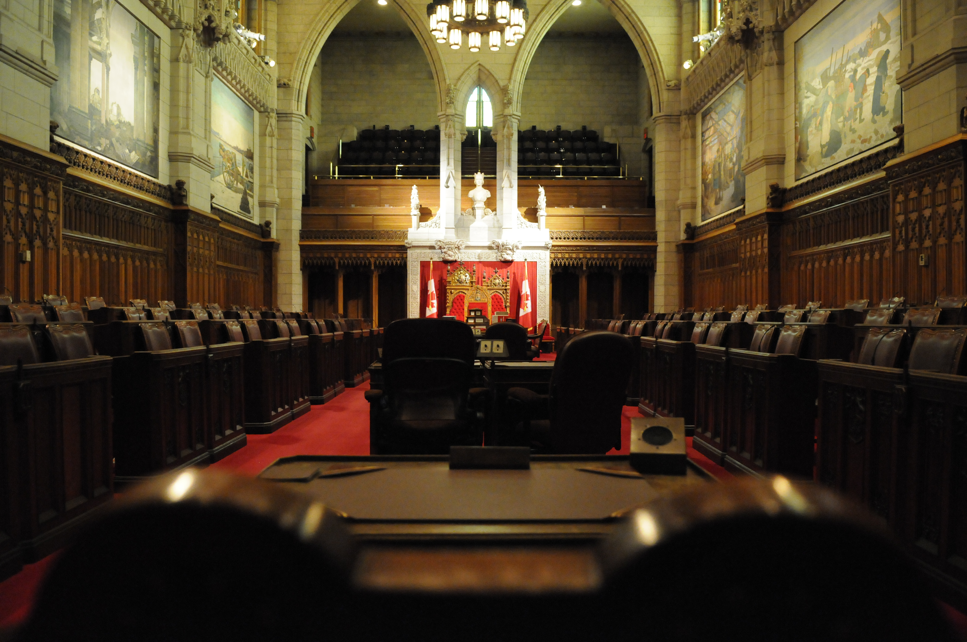 Photography by L Tyrrell - Chamber the Senate of Canada, Parliament of Canada