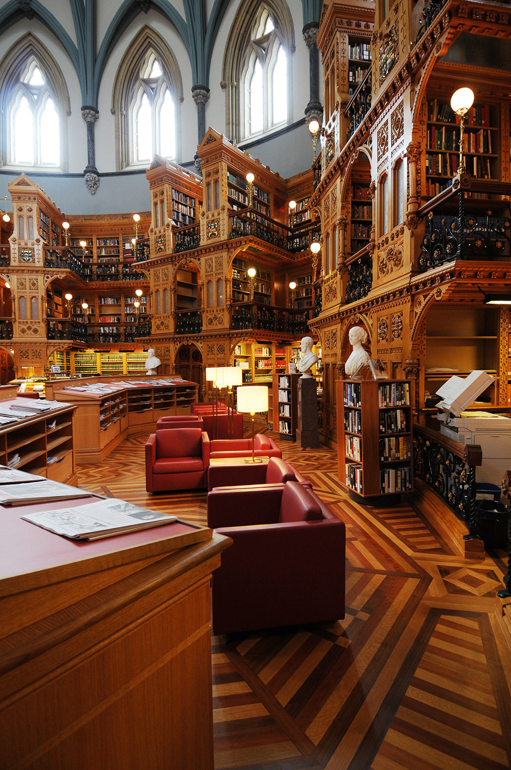 Photography by L Tyrrell - Library of Parliament