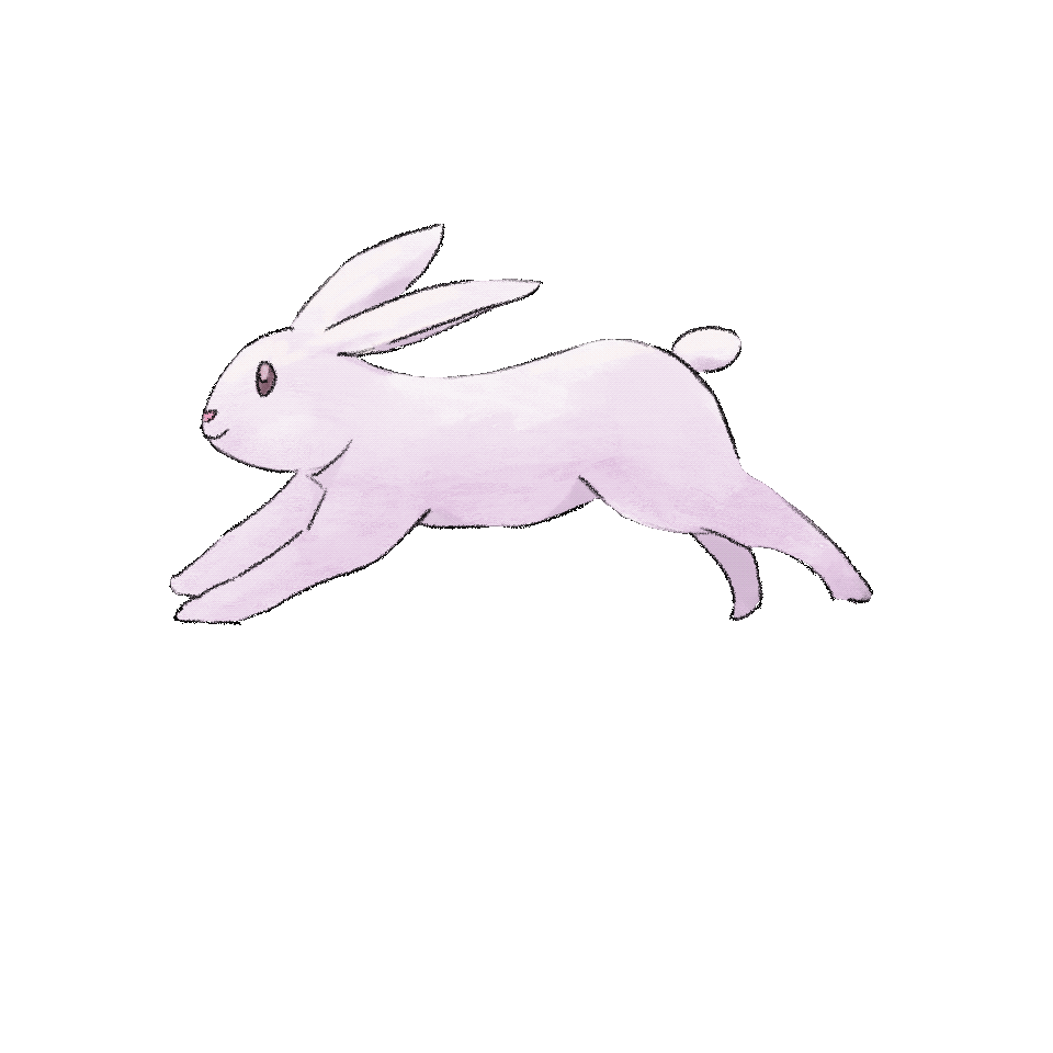 GIF of the bunny running
