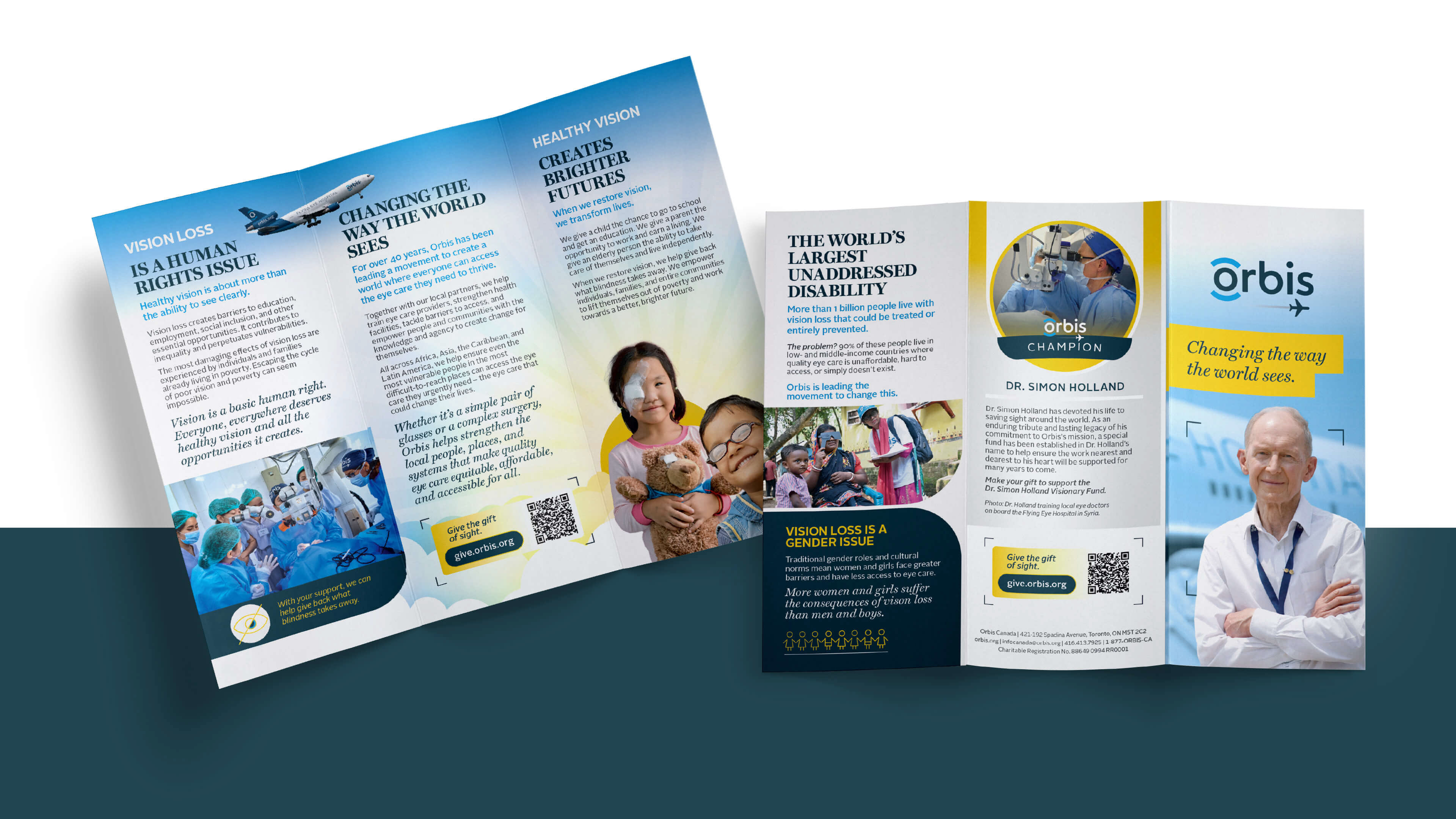 Orbis, Tri-Fold Brochure