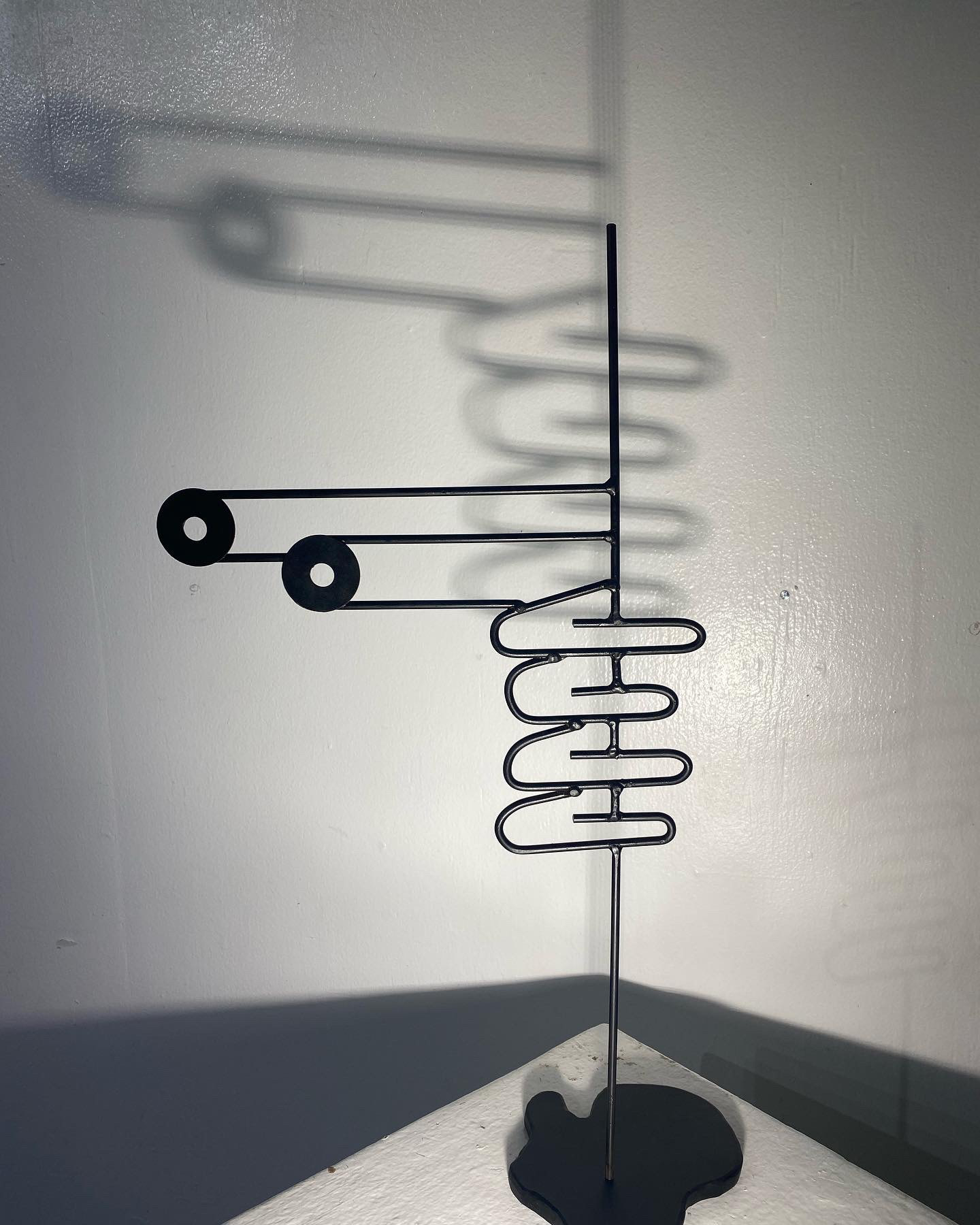 Goober Rift, steel and shadow, 2022