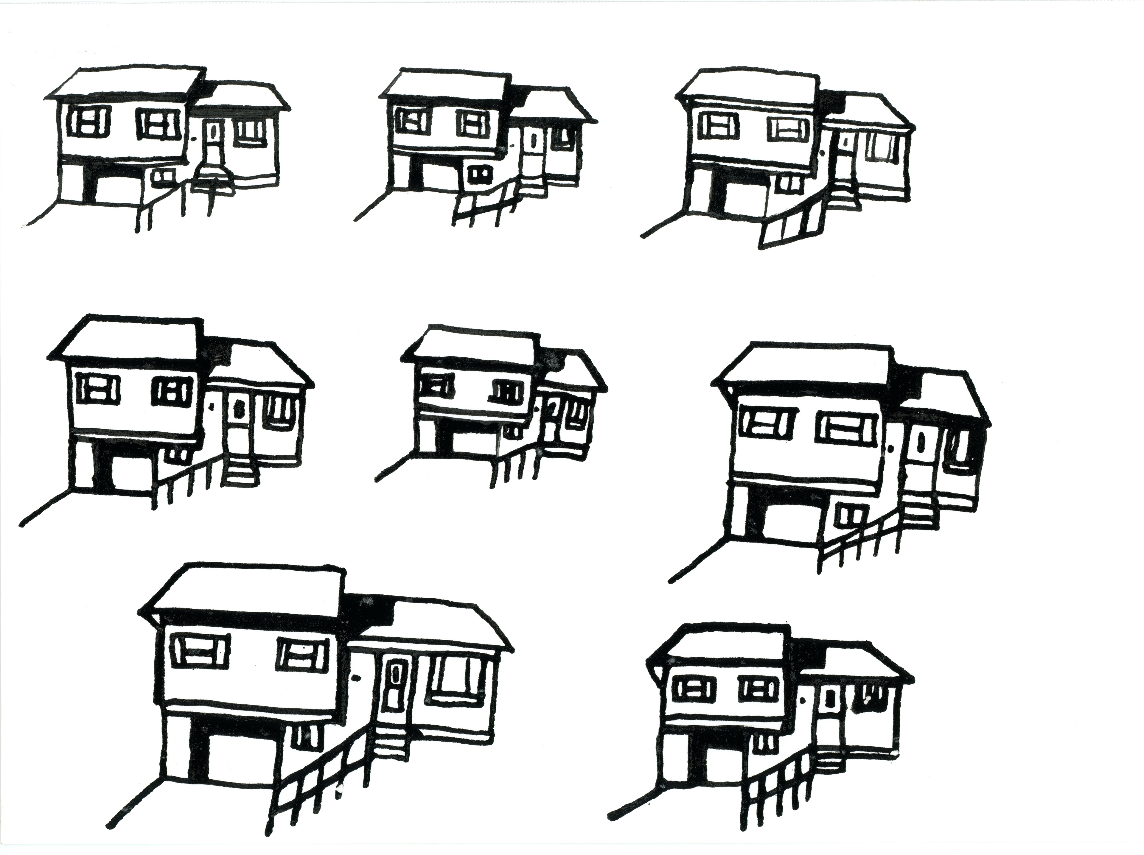 Mind Glyph, ink on paper, 2023