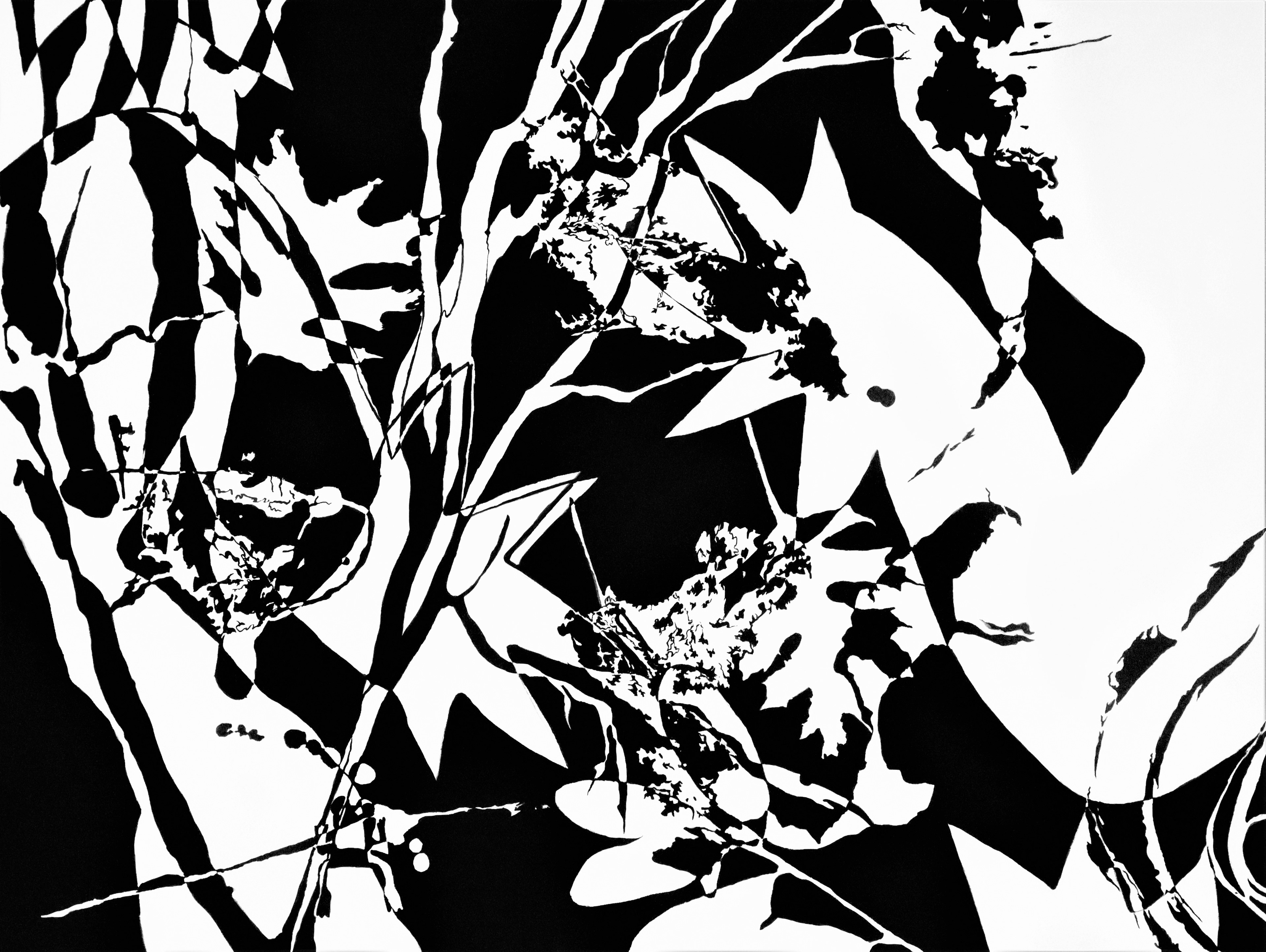 Shape Project, gouache on watercolor paper, Perceptual Studio - ART 2852C - Spring 23 