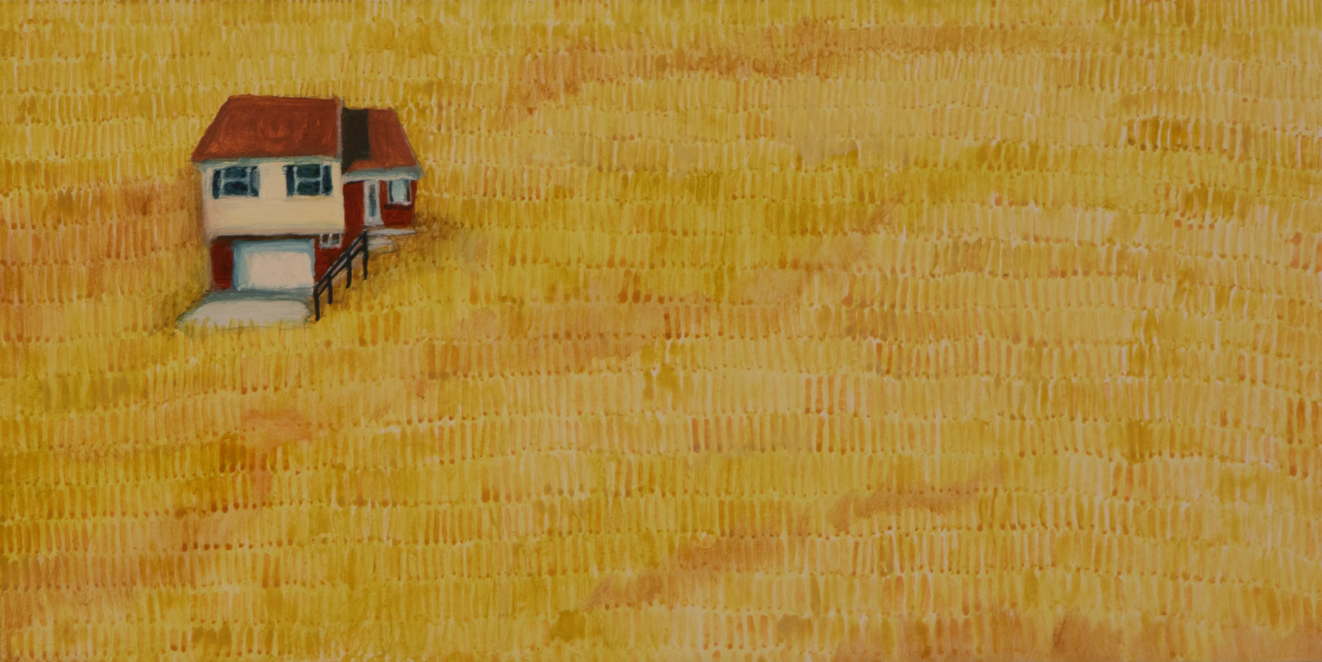 Daydream of E 32nd Street, oil on panel, 2023