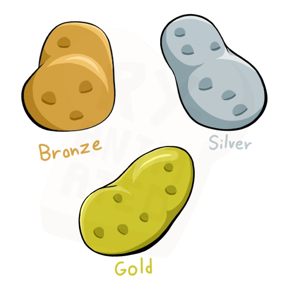 Twitch Potato Bits Badges for Corgi_Martini