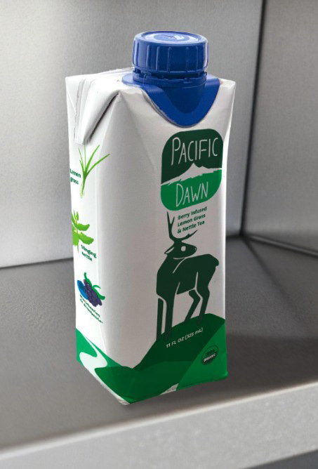 Mocked up Tetra Pak for the brand