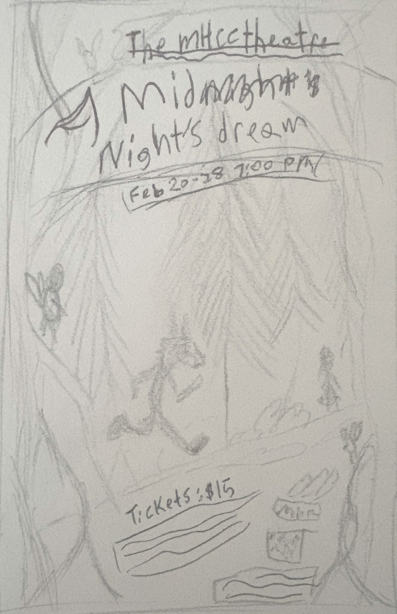 Stage one of a poster for MHCC