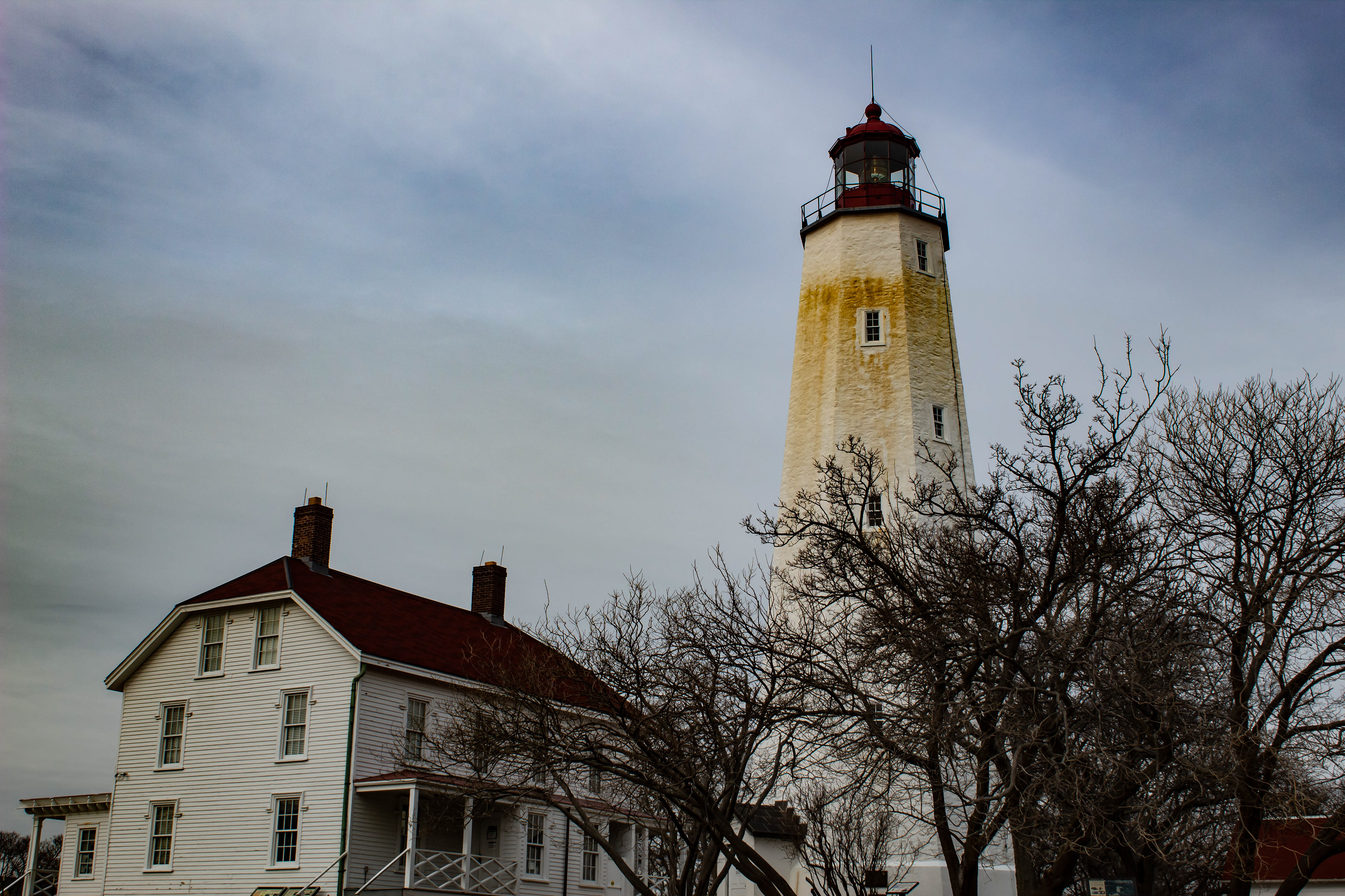 The Sandy Hook Lighthouse.