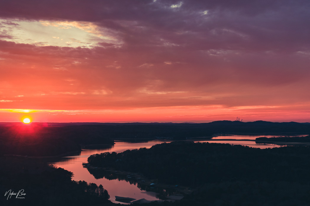 Sunset over Lake Allatoona